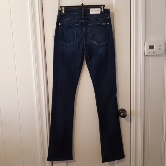 7 For All Mankind Modern Bootcut The Skinny Bootcut Jeans Women's Size 27 NWT - Picture 2 of 16